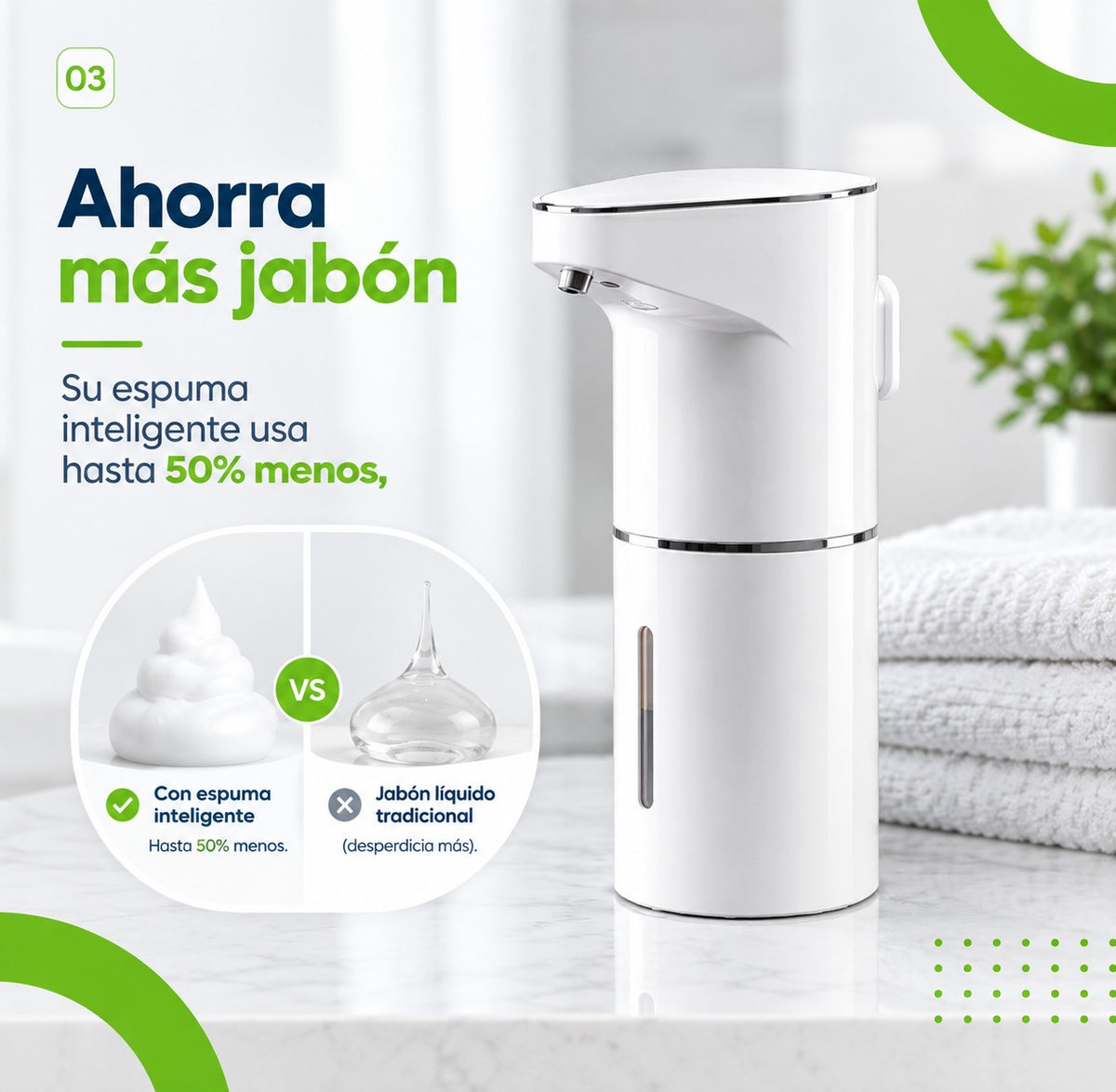 Senso Espuma - Dispensador de jabón