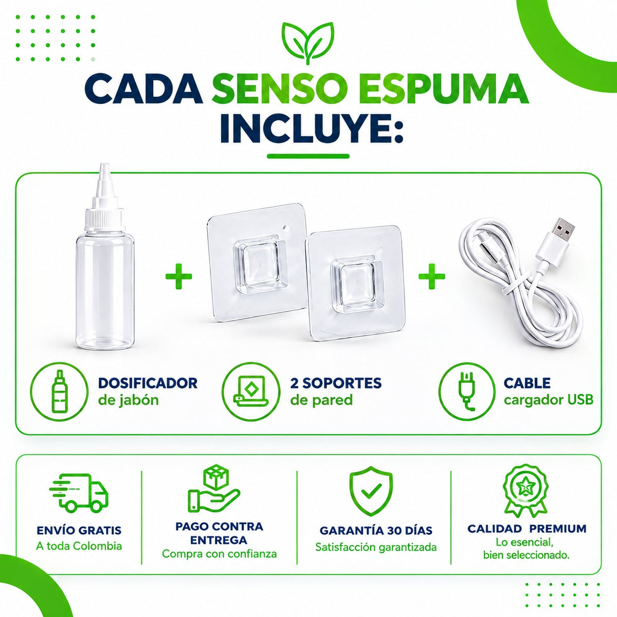 Senso Espuma - Dispensador de jabón